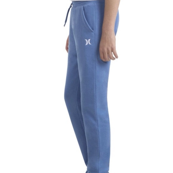"Hurley Youth Fleece Jogger" XL 18/20 Elastic Band with Pockets Blue- With Tag - Picture 2 of 8
